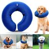 Dog Protective Inflatable Collar Not Block Vision E-Collar Adjustable Pet Recovery