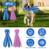 2Pcs Octopus-Shaped Training Squeaky Interactive Dog Toy