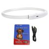LED Dog Collar USB Rechargeable Multi-Color Lighting Safety Glow Dog Collar Night Walking