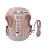 Reflective Mesh Harness Dog Leash Set
