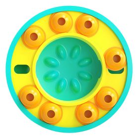 Slow Feeding Interactive Dog Food Bowl (Option: Blue)