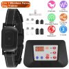 990FT Radius Dog Training Collar Wireless Fence IPX6 Waterproof Rechargeable