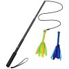 Extendable Dog Flirt Pole with Lure 10.23-26.77in