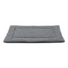 Dog Bed Comfortable Fleece Crate Reversible Pad Joint Relief w/ Water Resistant Breathable