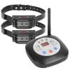 328FT Electric Wireless Dog Fence System With GPS Location Monitor Collar Rechargeable