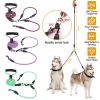 Double Dogs Leash No-Tangle Dogs Lead Reflective Dogs Walking Leash Padded Handle