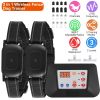 990FT Radius Dog Training Collar Wireless Fence IPX6 Waterproof Rechargeable