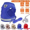 Reflective Mesh Harness Dog Leash Set