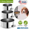 Stainless Steel Dog Bowl Hanging Food Bowl Detachable Food Water Bowl with Clamp Holder