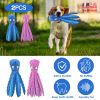 2Pcs Octopus-Shaped Training Squeaky Interactive Dog Toy
