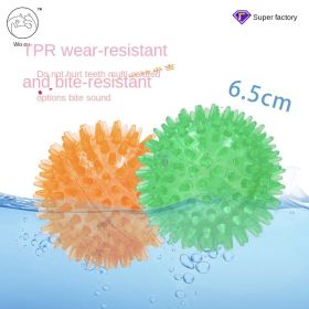 Dog Vocal Toys Puppy Spike Toy Small Dog Spike Pet Molar (colour: 6.5CM blue 2pcs)
