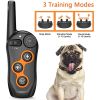 Dog Training Collar; 100% Waterproof with Remote Range 1300ft; 3 Training Modes; Beep; Vibration; Rechargeable