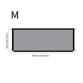 Pet Dog Fence, Foldable Isolation Net, Dog Safety Protection Fence, No Drilling Required Household (size: M)