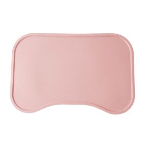 Dog Food Mat For Floors Waterproof,Thickert Non-Slip,Dog Bowl Mats For Food And Water,Pet Feeding Mat Silicone (Color: Pink)