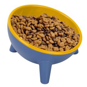 Small Elevated Dog Food Bowl (Option: Yellow)