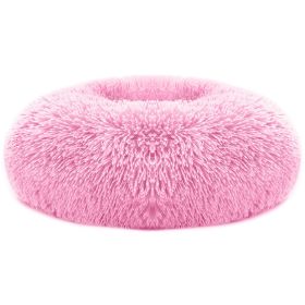 Pet Dog Bed Soft Warm Fleece Puppy Bed Dog Cozy Nest Sofa Bed Cushion For S/M Dog (Option: Pink_L)