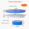2L/67.6Oz Automatic Electric Pet Water Fountain Stainless Steel Pet Drinking Fountain Dog Water Dispenser