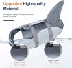 Life Jacket Shark; Dog Lifesaver Vests with Rescue Handle Pet Safety Swimsuit Preserver for Swimming Pool Beach