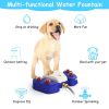 Dog Water Fountain Multifunctional Automatic Pet Water Dispenser Outdoor Step-on Activated Sprinkler Shower Fun