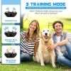 Shock Collar for Dogs with Remote; Rechargeabe 3 Modes Beep Vibration and Shock Waterproof Bark Collar