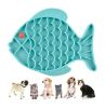 Silicone Lick Mat For Pet Dogs Slow Food Plate Rice Bowls Anti Gulping Choking Feeder Puppy Treat Dispenser