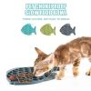 Silicone Lick Mat For Pet Dogs Slow Food Plate Rice Bowls Anti Gulping Choking Feeder Puppy Treat Dispenser