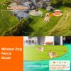 2 In 1 Wireless Electric Dog Fence With Training Collar IP67 Waterproof Containment System for Small Medium Large