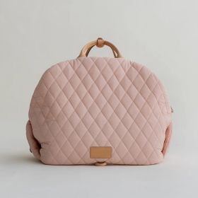 Pet Handbag Outdoor (Option: Pink L Version)